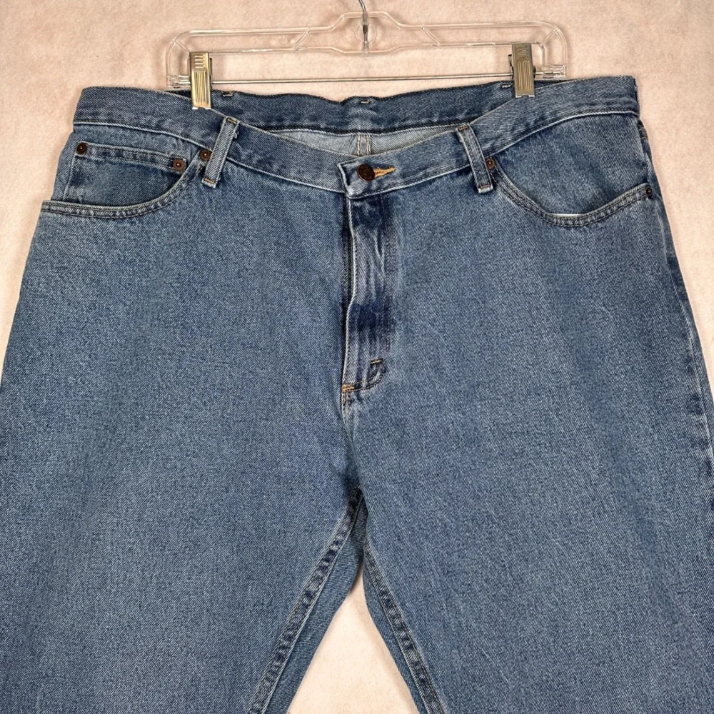 Magellan Jeans Mens 40x30 Outdoors Blue Good Straight Leg Cotton 1039MAGMS